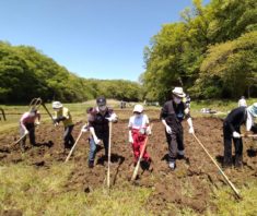 公園ボランティアによる里山の風景づくり