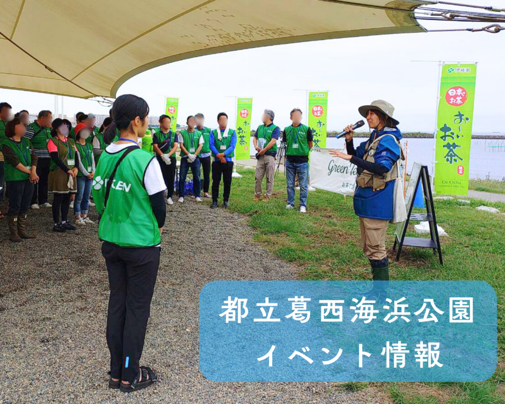 伊藤園「Green Tea for Good」|都立葛西海浜公園 野鳥観察・清掃活動