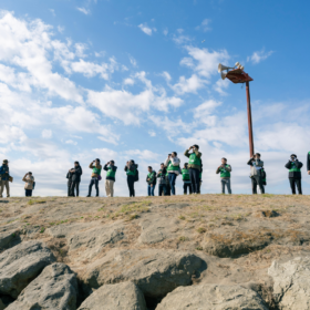 伊藤園「Green Tea for Good」｜都立葛西海浜公園 野鳥観察・清掃活動の様子・NPO birth パークレンジャー